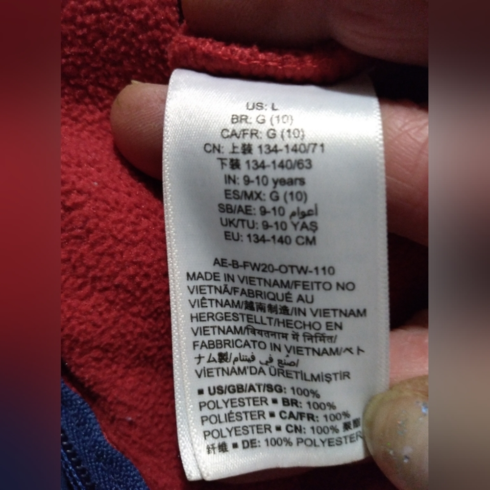 Amazon Essentials Fleece Zip Up - Picture 5 of 6